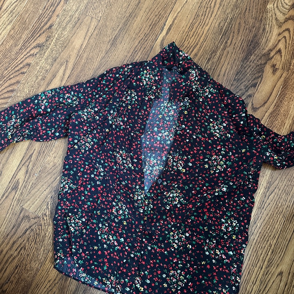 & Other Stories Multicolor Floral Blouse - Picture 6 of 6